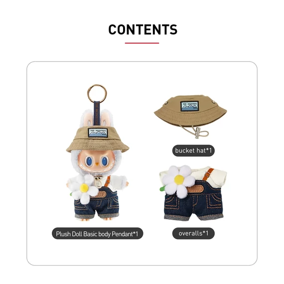 THE MONSTERS FALL IN WILD SERIES-Vinyl Plush Doll Pendant