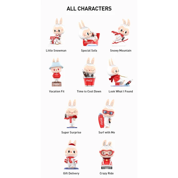 THE MONSTERS COCA-COLA Series Figures