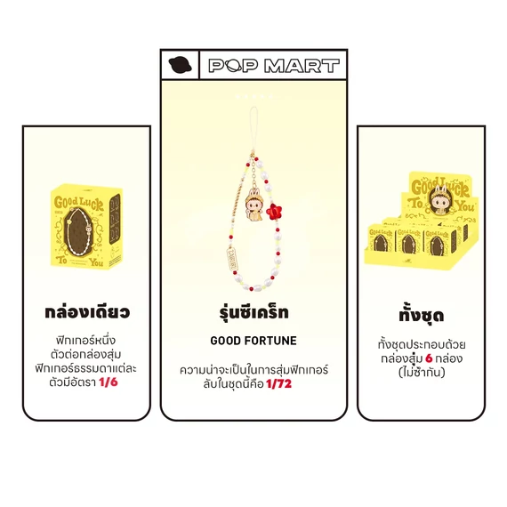 THE MONSTERS GOOD LUCK TO YOU-Phone Charm Blind Box