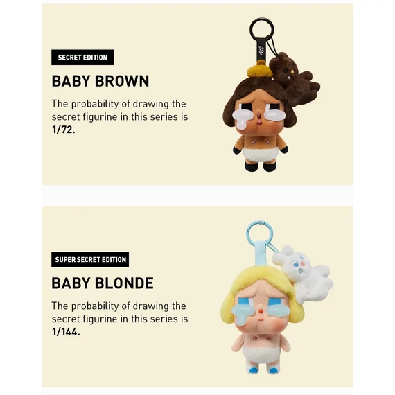 CRYBABY Crying Again Series-Vinyl Face Plush Blind Box