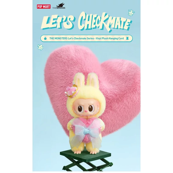 THE MONSTERS Let's Checkmate Series-Vinyl Plush Hanging Card