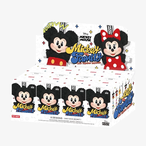 Pop Mart Mickey Family Cute Together Keychain Series Figures