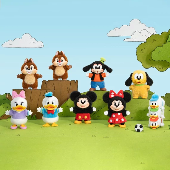 Pop Mart Mickey Family Cute Together Keychain Series Figures