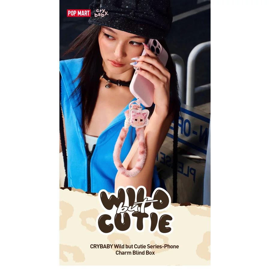 CRYBABY Wild but Cutie Series-Phone Charm Blind Box - Pop
