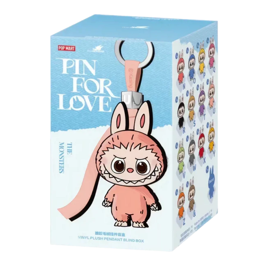 【正規品】POPMART PIN FOR LOVE THE MONSTER PIN FOR LOVE シリーズ ぬいぐるみペンダント(N-Z
